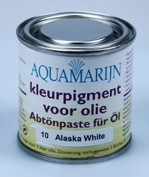 Aquamarijn kleurpigment voor olie.
